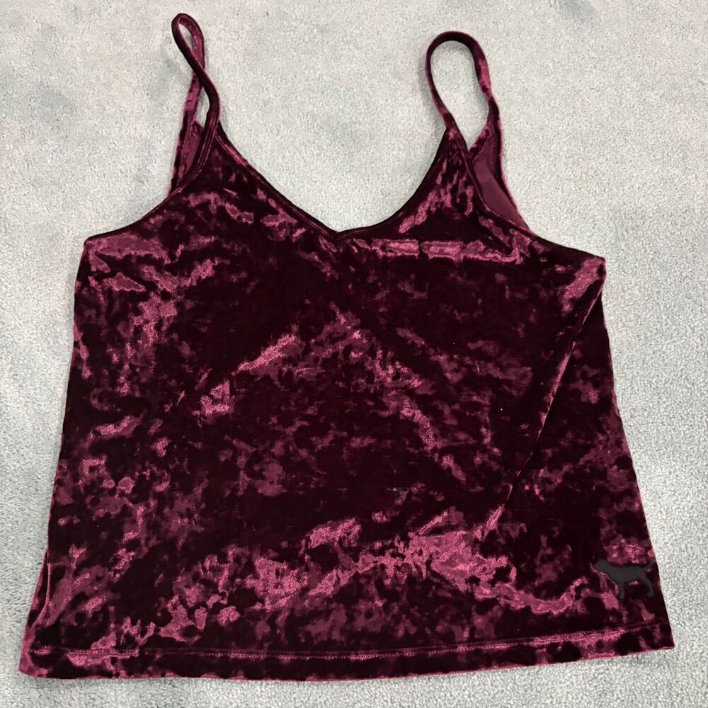 Victoria-S-Secret Women's Burgundy And Purple Vest
